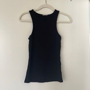 AGOLDE black rib tank from Revolve